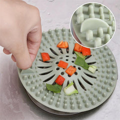Shower Drain Hair Catcher Silicone Cover Insect-proof Bathroom Accessories