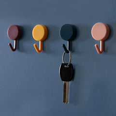 10pcs Self Adhesive Wall Hooks for Coat Bag Towel and More