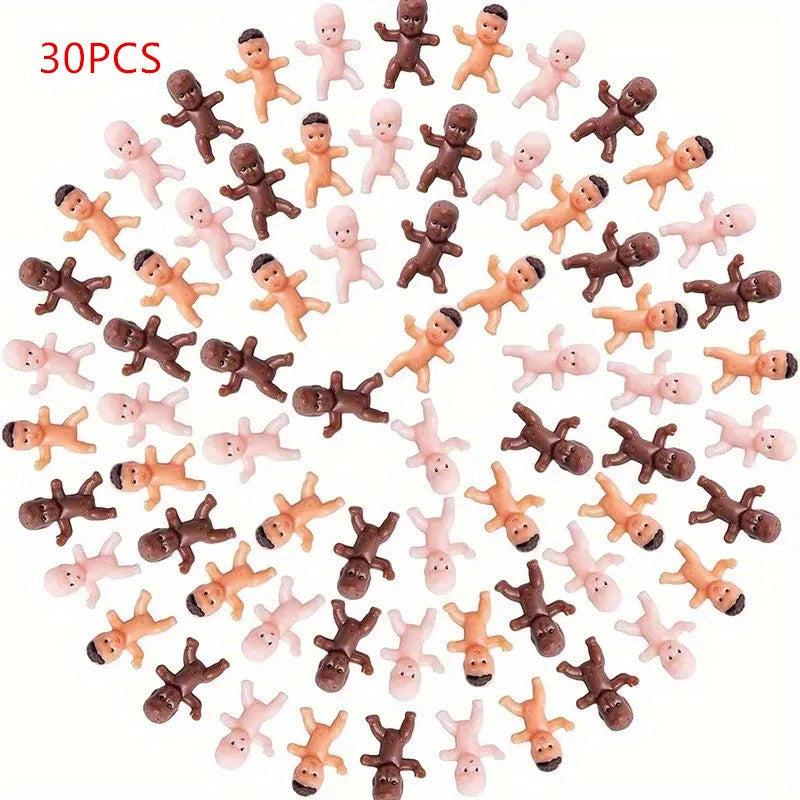 30pcs Mini 1 inch Doll Ice Game Party Decoration And Home Decor