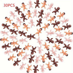 30pcs Mini 1 inch Doll Ice Game Party Decoration And Home Decor