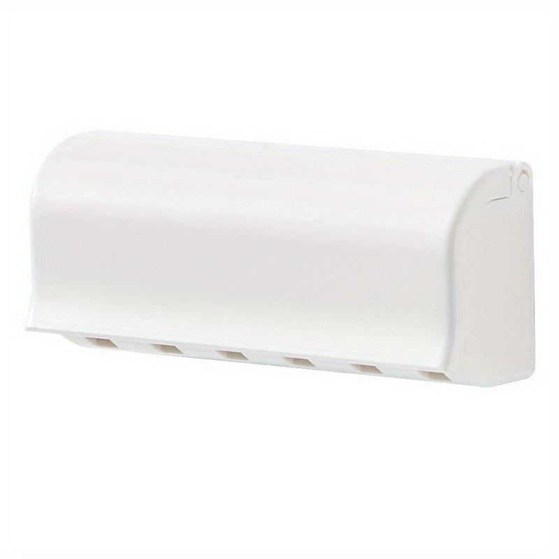 Wall Mounted Toothbrush Holder Self Adhesive Toilet Toothpaste Facial Cleanser