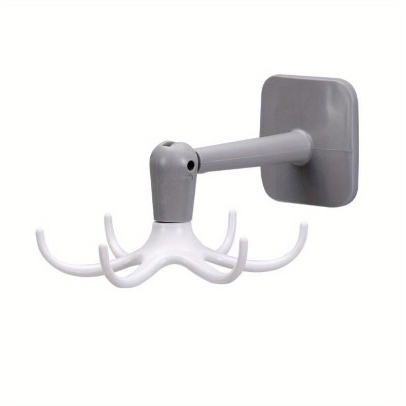 6 Claws Octopus Hook Wall Hanging Rack Pot Pan Holder Self Adhesive Hooks