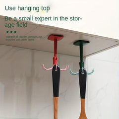 6 Claws Octopus Hook Wall Hanging Rack Pot Pan Holder Self Adhesive Hooks