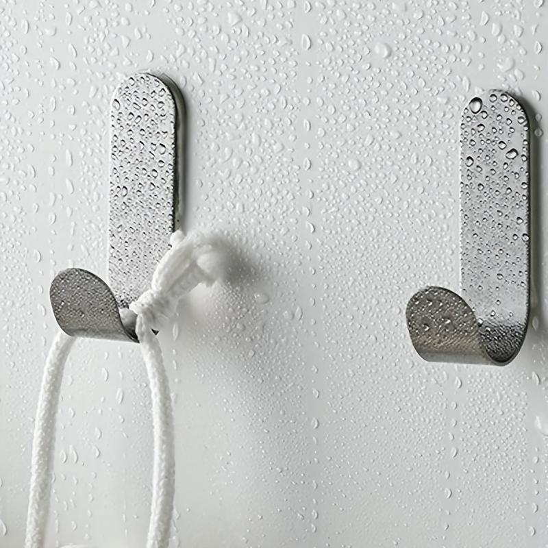 Stainless Steel Self Adhesive Hanger Hooks for Bathrobe Towel Rack