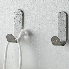 Stainless Steel Self Adhesive Hanger Hooks for Bathrobe Towel Rack