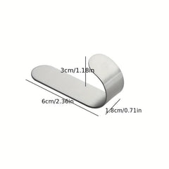 Stainless Steel Self Adhesive Hanger Hooks for Bathrobe Towel Rack