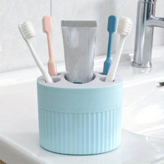 Toothbrush Holder Plastic Storage Box Bathroom Organizer