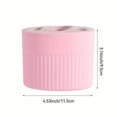 Toothbrush Holder Plastic Storage Box Bathroom Organizer