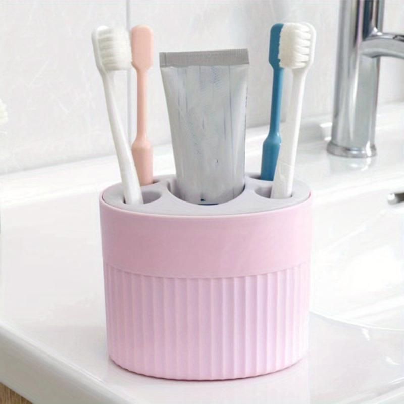 Toothbrush Holder Plastic Storage Box Bathroom Organizer