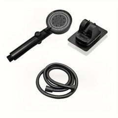 3pcs Handheld Shower Sprinkler Head Stainless Steel Hose ABS Bracket