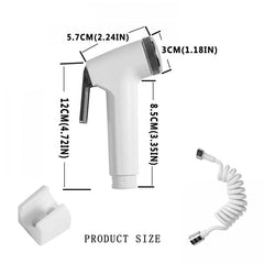 Handheld Bathroom Bidet Water Sprayer for Toilets Mops Drains Cloth Diapers Pets