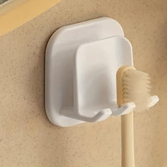 Wall Mounted Toothbrush Holder Storage Rack Bathroom Hook