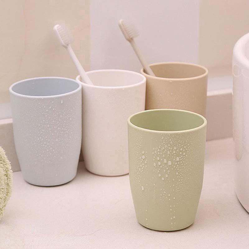 1pc Unbreakable Reusable Plastic Toothbrush Cup