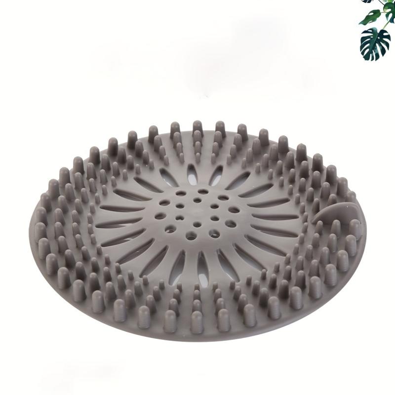 Silicone Floor Drain Cover Hair Catcher Anti Odor Filter Bathroom Essential