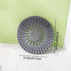 Silicone Floor Drain Cover Hair Catcher Anti Odor Filter Bathroom Essential