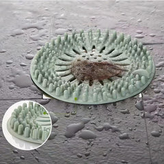 Silicone Floor Drain Cover Hair Catcher Anti Odor Filter Bathroom Essential
