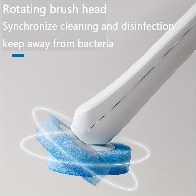 Disposable Toilet Brush With Cleaner Refills Bathroom Cleaning Set