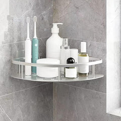 Wall Mounted Bathroom Storage Rack Triangular Toilet Kitchen Storage