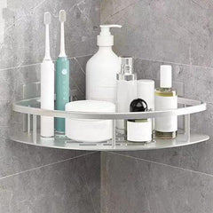 Wall Mounted Bathroom Storage Rack Triangular Toilet Kitchen Storage