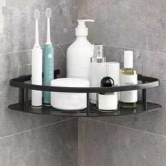Wall Mounted Bathroom Storage Rack Triangular Toilet Kitchen Storage