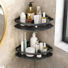 Wall Mounted Bathroom Storage Rack Triangular Toilet Kitchen Storage