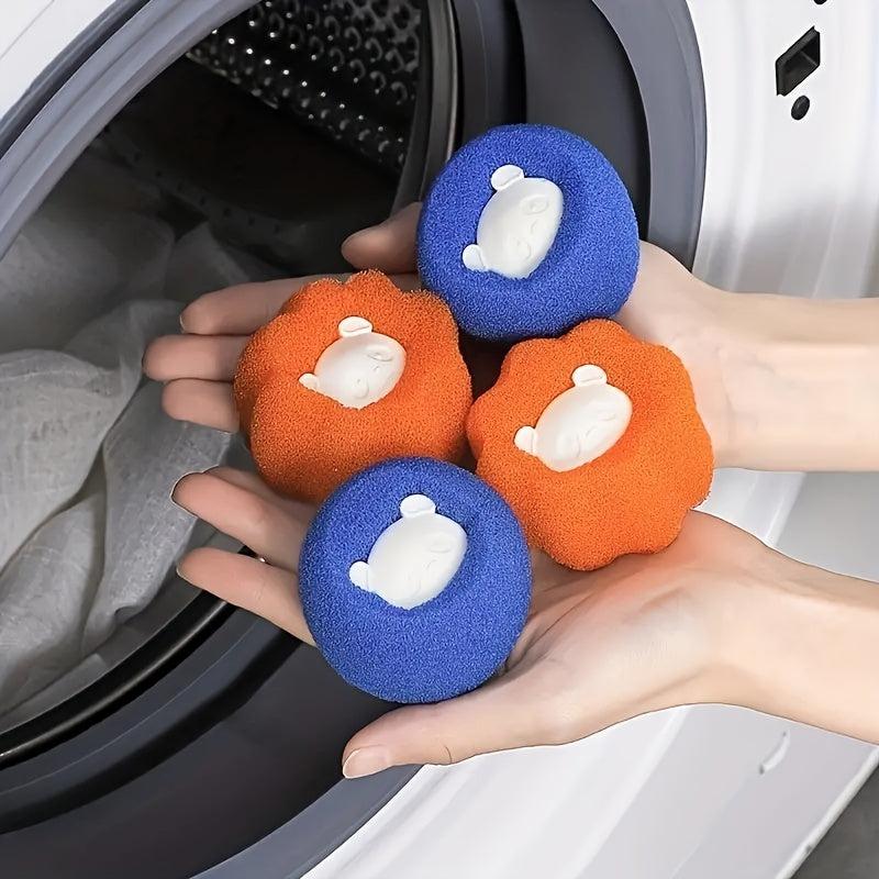 4pcs Washing Machine Sticky Hair Artifact Cat Hair Remover