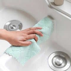 10pcs Reusable Dish Towels Absorbent Household Cleaning Kitchen Towels