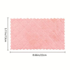 10pcs Reusable Dish Towels Absorbent Household Cleaning Kitchen Towels