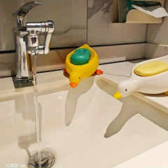 Duck Soap Dish Plastic Drain Box Bathroom Decor