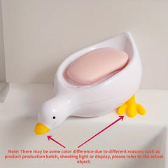 Duck Soap Dish Plastic Drain Box Bathroom Decor