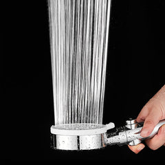 5-Speed Pressurized Shower Head 10.2 inch Silvery