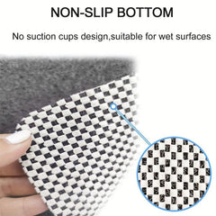 Soft Non Slip Loofah Shower Mat for Safe and Comfortable Showering