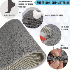 Soft Non Slip Loofah Shower Mat for Safe and Comfortable Showering