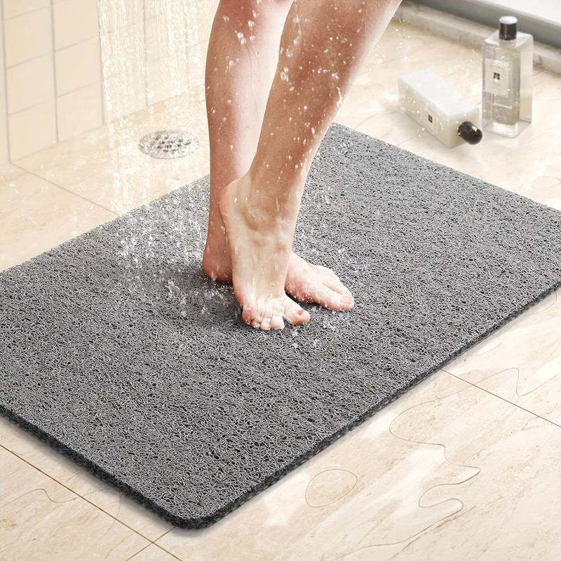 Soft Non Slip Loofah Shower Mat for Safe and Comfortable Showering
