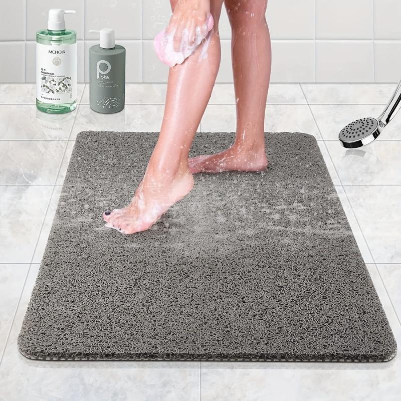Soft Non Slip Loofah Shower Mat for Safe and Comfortable Showering