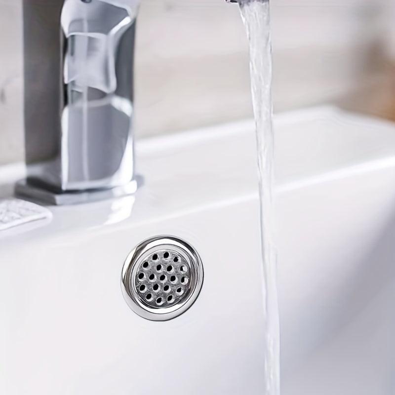 2pcs Plastic Drain Plug for Bathroom Sink Prevents Overflow and Leaks