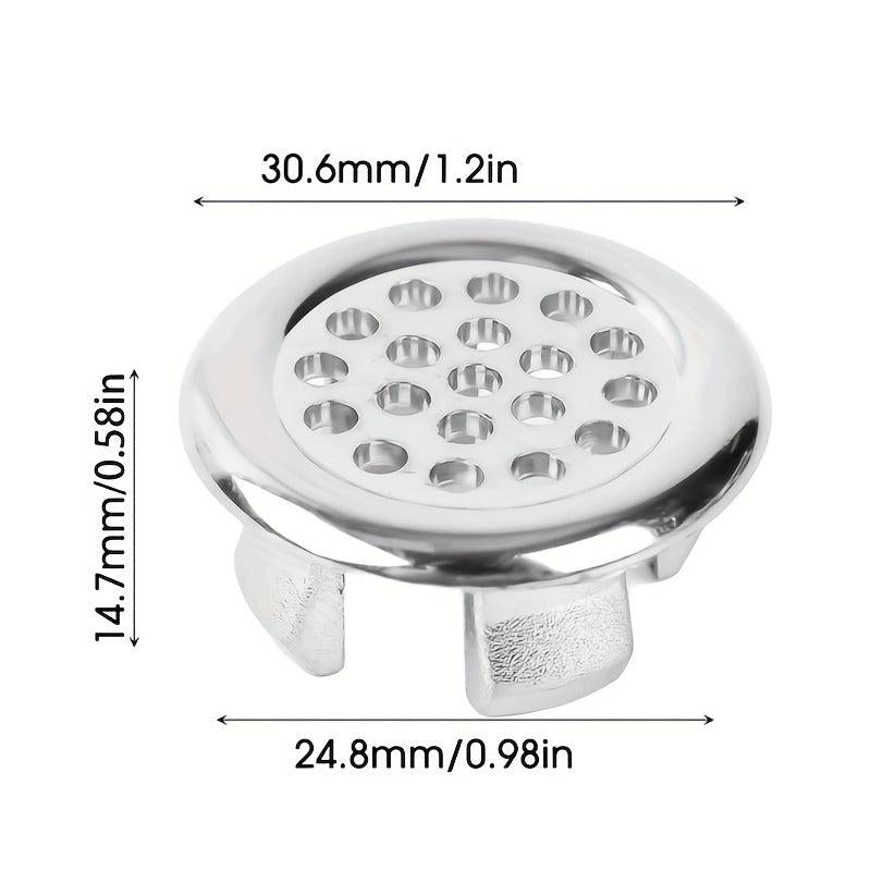 2pcs Plastic Drain Plug for Bathroom Sink Prevents Overflow and Leaks