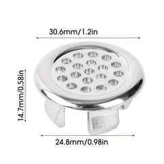 2pcs Plastic Drain Plug for Bathroom Sink Prevents Overflow and Leaks