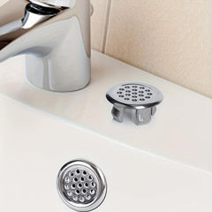 2pcs Plastic Drain Plug for Bathroom Sink Prevents Overflow and Leaks