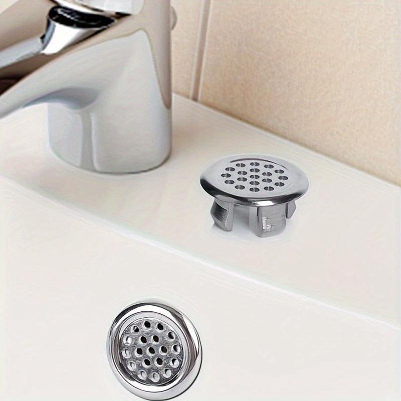 2pcs Plastic Drain Plug for Bathroom Sink Prevents Overflow and Leaks