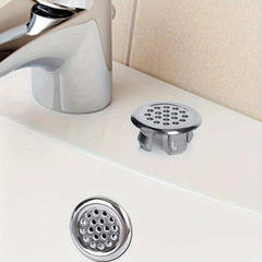 2pcs Plastic Drain Plug for Bathroom Sink Prevents Overflow and Leaks