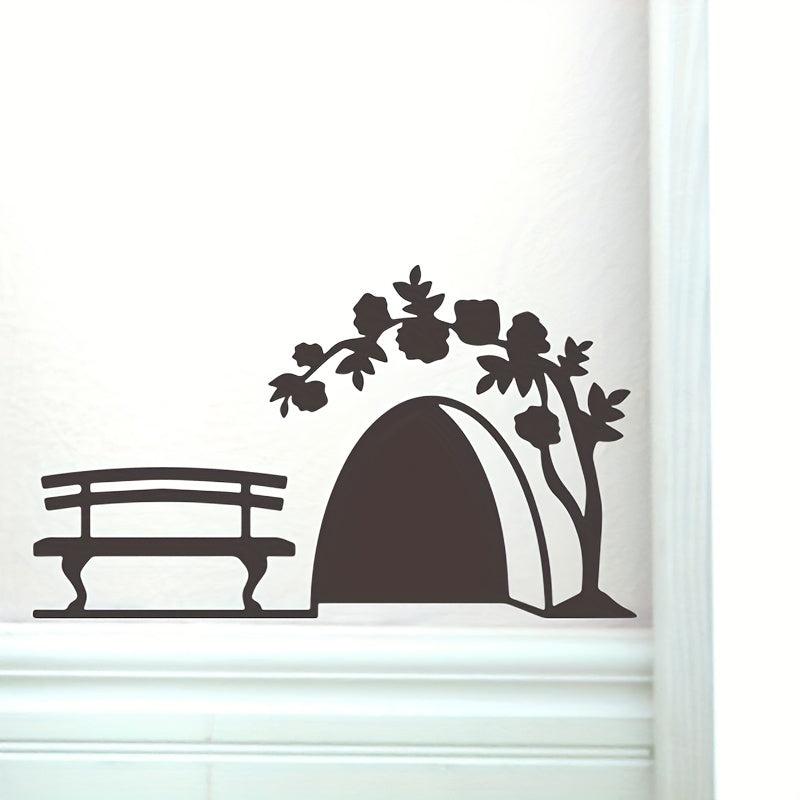 Small Mouse Hole Wall Sticker Funny Decoration