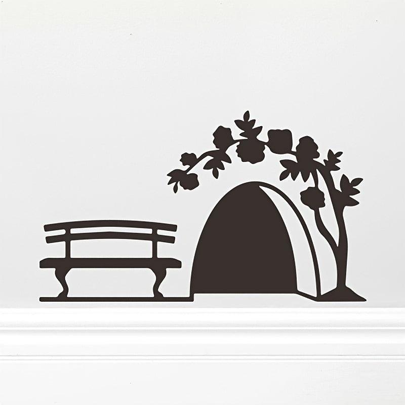 Small Mouse Hole Wall Sticker Funny Decoration