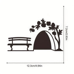 Small Mouse Hole Wall Sticker Funny Decoration