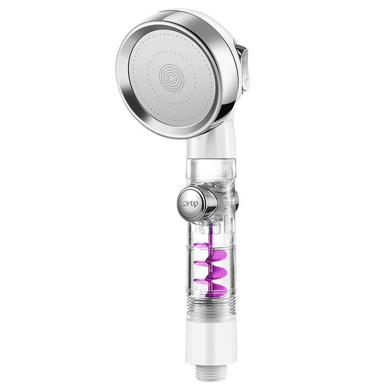 Turbocharged Shower Head High Pressure 3 Modes Shower Body Spray Filter Bathroom