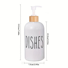2pcs 500ml Soap Dispenser for Kitchen Bathroom Hands Dish Soap Bottle