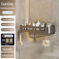 Wall Mounted Bathroom Storage Rack Hanging Shelf Triangle Bathroom Tray