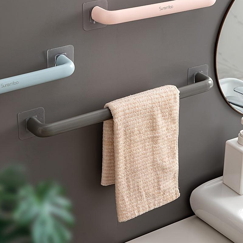 Self Adhesive Towel Rail Wall Mounted Bathroom Towel Holder