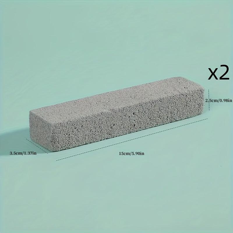2pcs Long Handle Pumice Stone Cleaning Stick for Toilets, Sinks, Showers