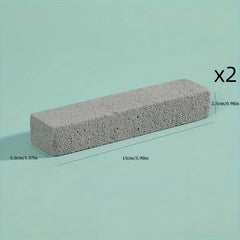 2pcs Long Handle Pumice Stone Cleaning Stick for Toilets, Sinks, Showers
